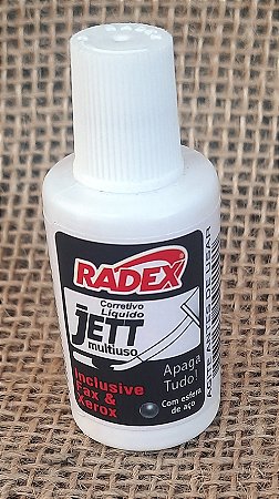 Corretivo líquido branco - Jett Multi uso - Radex