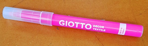 Caneta para tecido - neon pink - Giotto