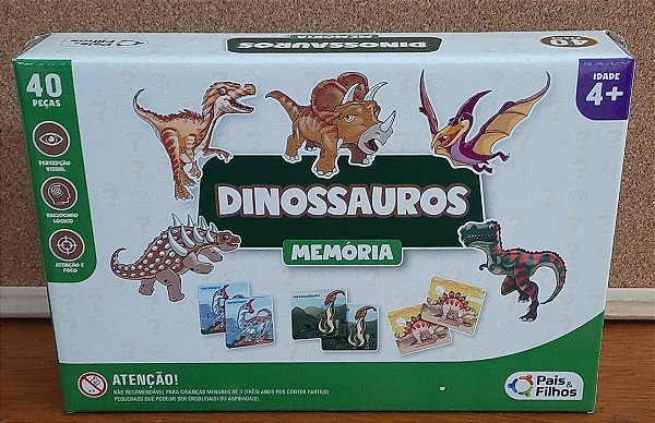 Jogo da memória - Dinossauros - Pais&Filhos