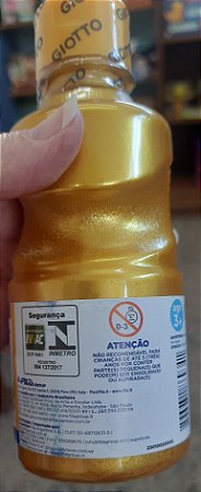 Tempera guache 250ml - dourado - Giotto