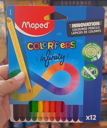 Lápis de cor Infinity 12 cores - Maped