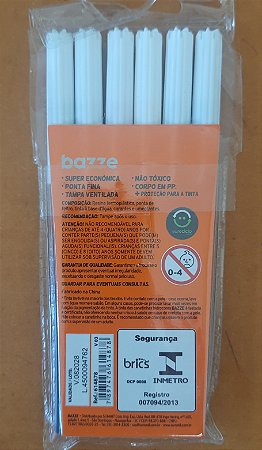 Caneta hidrocor c/6 cores - Wave - Bazze