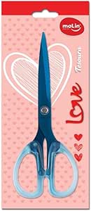 Tesoura Blue Titanium - Love - 17cm - Molin