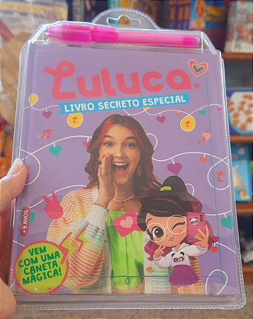 Luluca Livro Secreto Especial - com caneta mágica - Editora On Line