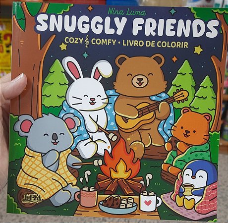 Livro de colorir - Snuggly Friends - Editora LPM