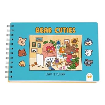 Livro de colorir - Bear Cuties - Editora Vale das Letras
