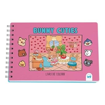 Livro de colorir - Bunny Cuties - Editora Vale das Letras