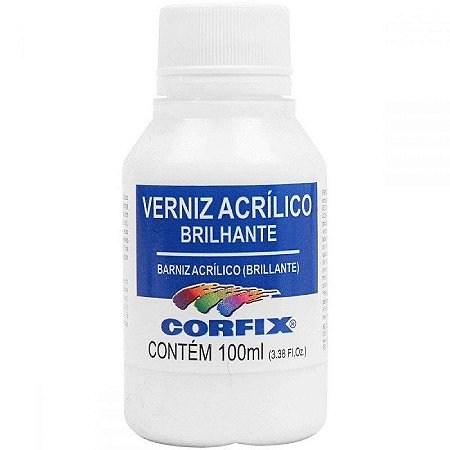 Verniz acrílico brilhante - 100 ml - Corfix
