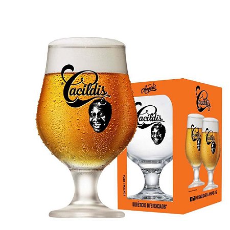 Taça De Cerveja Cacildis Frases Sortidas 380ml