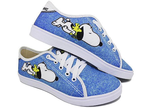 sapatenis feminino azul