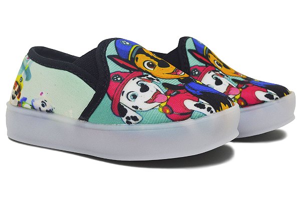 tenis infantil da patrulha canina