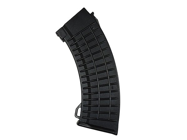 MAGAZINE PARA RIFLE AIRSOFT AK47 MID CAP PRETO 60 BB’S