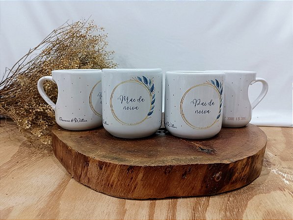 Caneca personalizada com alça de coração