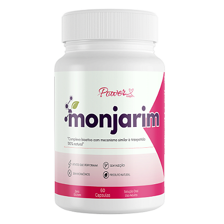 Monjarim em Cápsulas: Emagrecedor Natural, Inibidor de Apetite e Queimador de Gordura