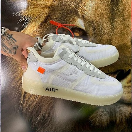 air force 1 off white branco