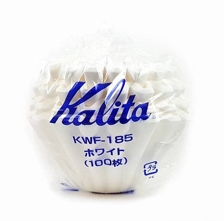 Filtro Kalita Wave 185 Papel Branco com 100un