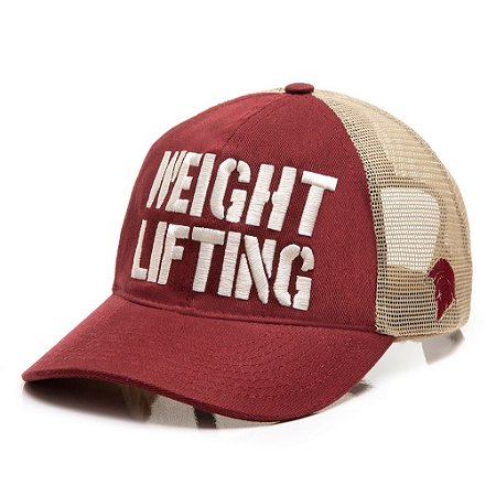 Boné GYURKO Weightlifting Bordô