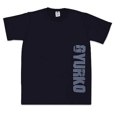 Camiseta Competição Uniforme_1 Preto Atleta GYURKO