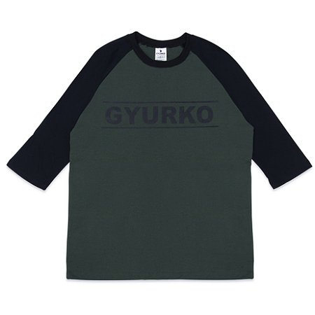 Camiseta 3/4 Uniforme Verde Militar Atleta GYURKO