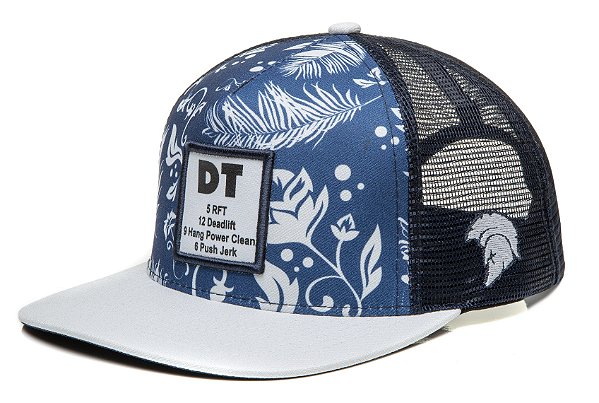 Boné GYURKO DT Floral Azul CrossFit LPO Weigthlifting