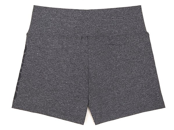 Shortinhos Curto Atleta Feminino Competição Uniforme Cinza GYURKO