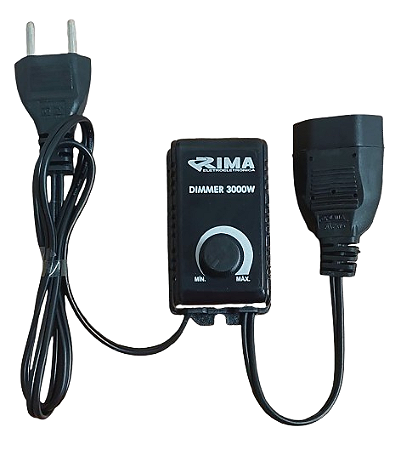 DIMMER ROTATIVO C/OFF BIVOLT 3000W COM RABICHO 1,10 metros