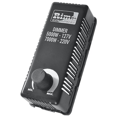 Dimmer Rotativo Rima Bloco Bivolt Com Off 5000/7000W