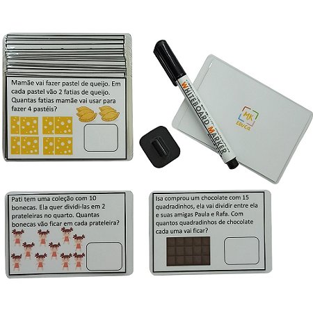 Situações problema - Matemática simples - Multiplicação e divisão