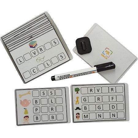 Jogo Pedagógico - Complete com as vogais