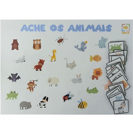 Jogo de atenção - Ache os animais
