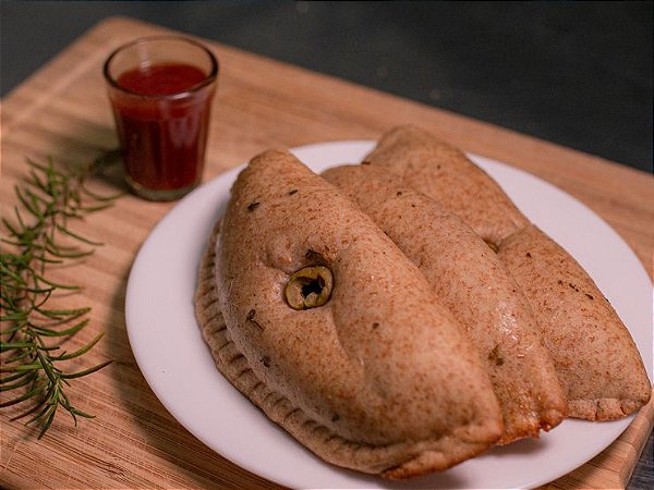 Esfiha de Berinjela Integral - 10 Unidades - Cód. 538