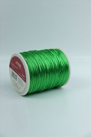 Cd001-2Mm-Cordão De Cetim Verde /117