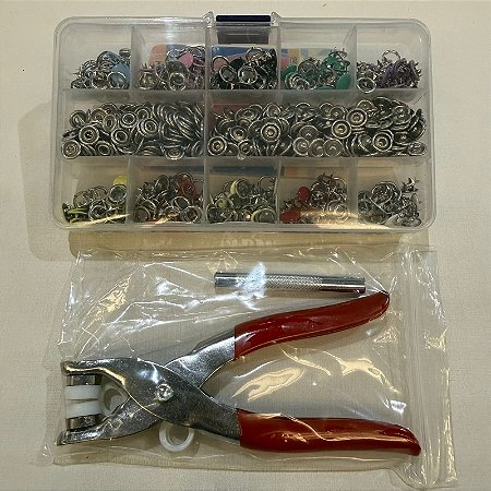 Kit Alicate Pressão Matrizes Botões KH-T0012 - Sun Special