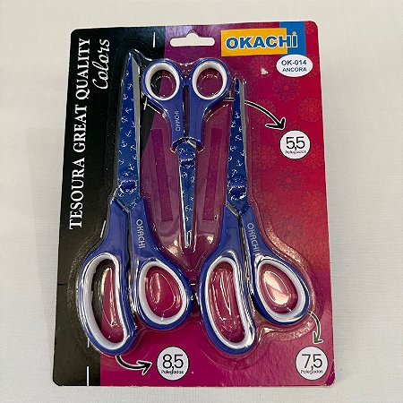 Kit Tesouras Multiuso OK-014 - Okachi Âncora