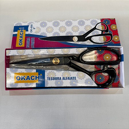 Tesoura Alfaiate Preto OK-009 8" - Sun Special