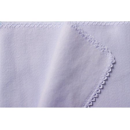 Manta Cueiro Crochet 90X90 1 Unidade Cor Branco