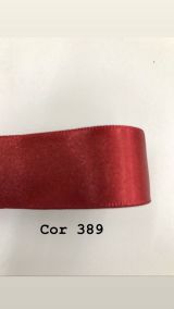 Fita De Cetim Numero 9 Progresso Cf009 Cor 389 Vermelho Queimado