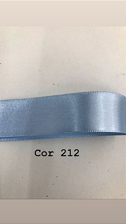 Fita De Cetim Numero 2 Progresso Cf002 Cor 212 Azul Bebe