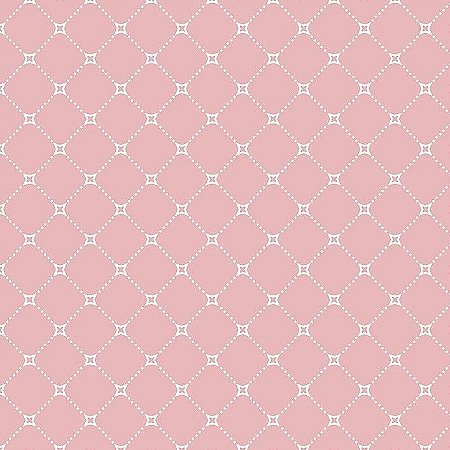 Tricoline Paris Rosa 100% Algodão Fuxicos E Fricotes Rt252