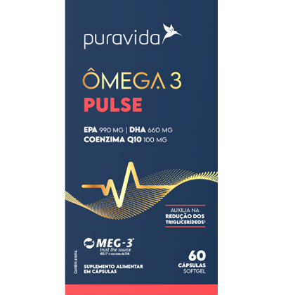 OMEGA 3 PULSE 60 CPS PURAVIDA