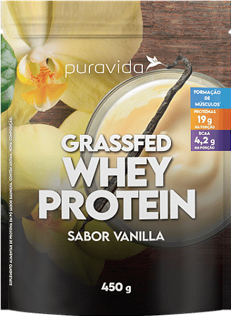 GRASSFED WHEY PROTEIN BAUNILHA  900GR PURAVIDA
