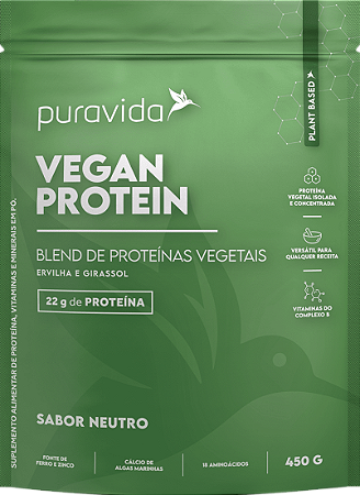 VEGAN PROTEIN 450G NEUTRO PURAVIDA