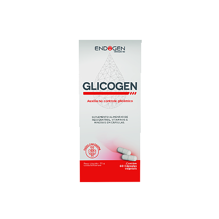 GLICOGEN (Auxilia no controle glicêmico)  60 CAPS  - ENDOGEN