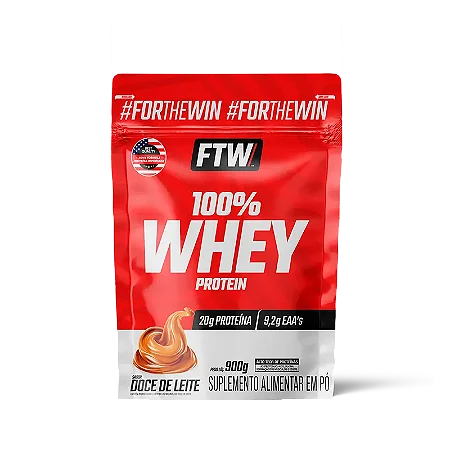 100% WHEY FTW 900GR DOCE DE LEITE