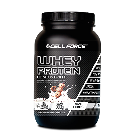 WHEY PROTEIN CONCENTRADO CELL FORCE 900GR COOKIES