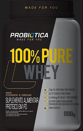 100% PURE WHEY PROTEIN 900G REFIL COOKIES