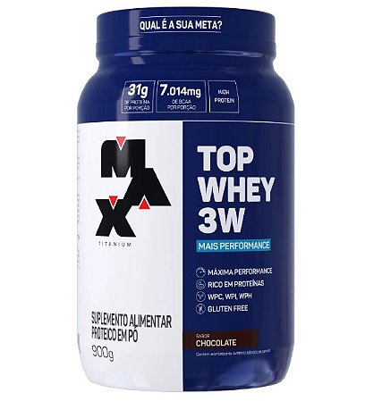 TOP WHEY 3W 900GR CHOCOLATE