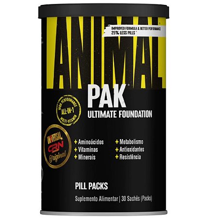 ANIMAL PAK 30 PACKS - UNIVERSAL NUTRITION
