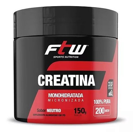 CREATINA MONOHIDRATADA 150GR FTW
