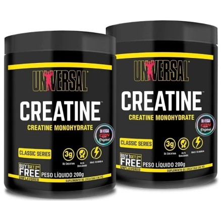CREATINA MONOHIDRATADA 200GR + 200GR -  UNIVERSAL